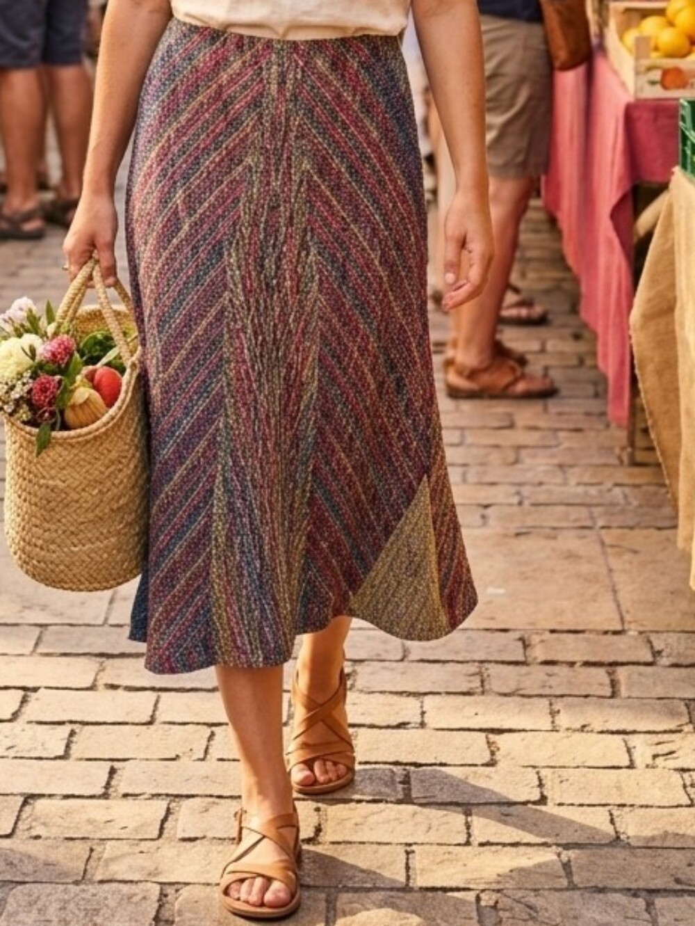 Bohemian style skirt